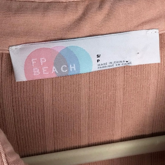 Free People New Afternoon Button Down Ribbed Dress - Picture 7 of 7